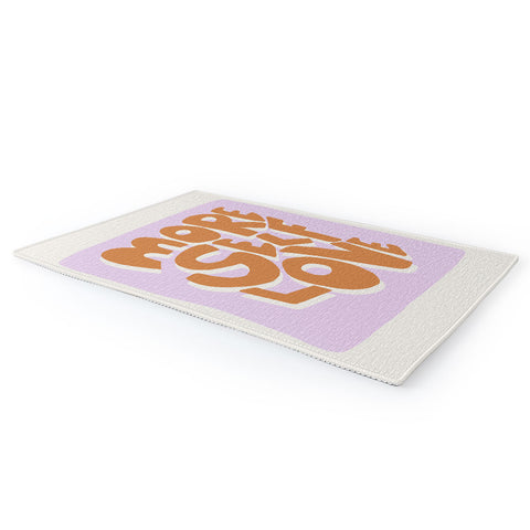 Bohomadic.Studio Modern More Self Love Quote Area Rug