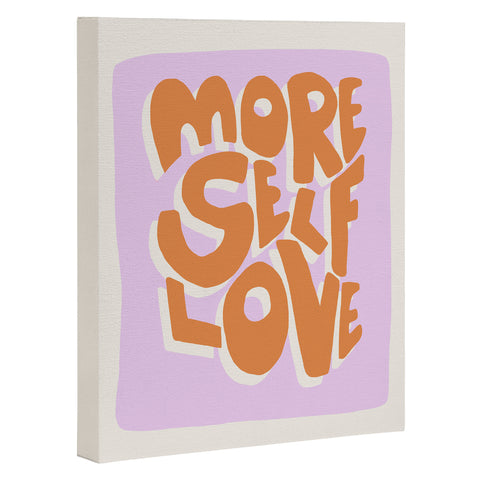 Bohomadic.Studio Modern More Self Love Quote Art Canvas