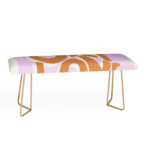 Bohomadic.Studio Modern More Self Love Quote Bench