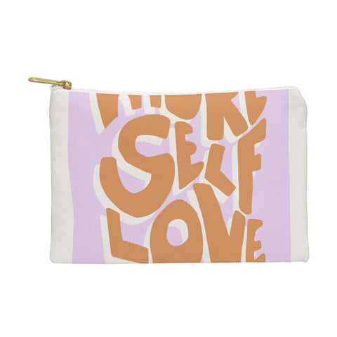 Bohomadic.Studio Modern More Self Love Quote Pouch