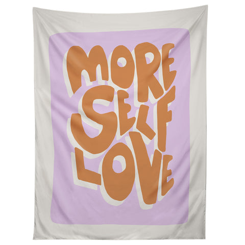 Bohomadic.Studio Modern More Self Love Quote Tapestry
