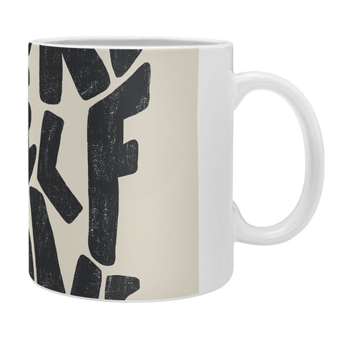 Bohomadic.Studio Modern Self Love Art in Black Coffee Mug