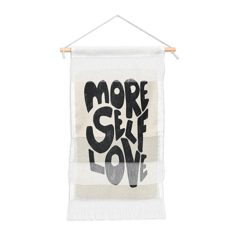 Bohomadic.Studio Modern Self Love Art in Black Wall Hanging Portrait