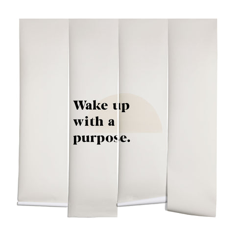 Bohomadic.Studio Wake Up With A Purpose Motivational Quote Wall Mural