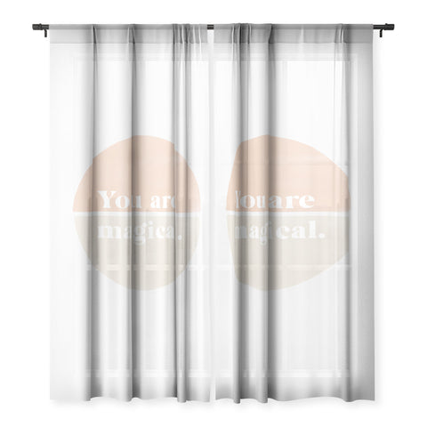 Bohomadic.Studio You Are Magical Soft Pink Sheer Non Repeat