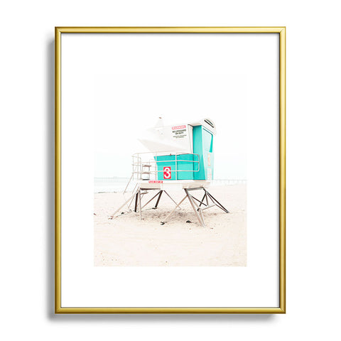 Bree Madden Aqua Dreams Metal Framed Art Print