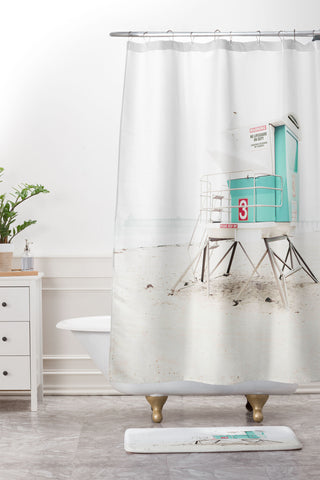 Bree Madden Aqua Dreams Shower Curtain And Mat