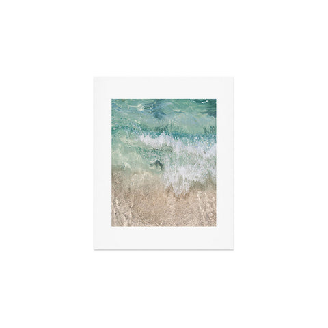 Bree Madden Aqua Wave Art Print