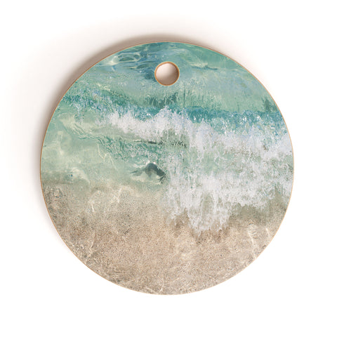 Bree Madden Aqua Wave Cutting Board Round