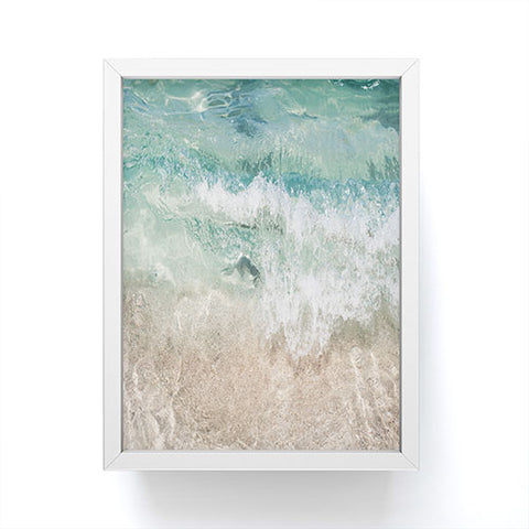 Bree Madden Aqua Wave Framed Mini Art Print