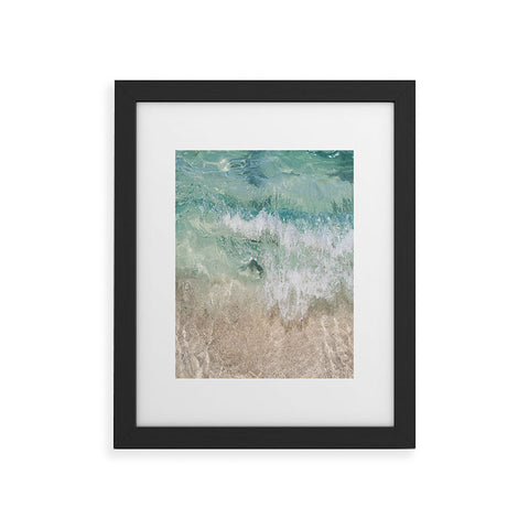 Bree Madden Aqua Wave Framed Art Print