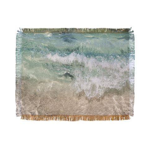Bree Madden Aqua Wave Throw Blanket