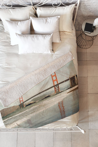 Bree Madden Bakers Beach Fleece Throw Blanket