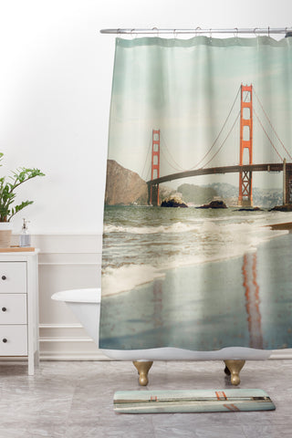 Bree Madden Bakers Beach Shower Curtain And Mat