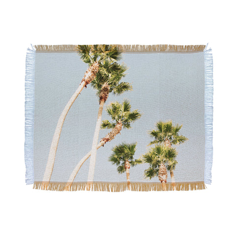 Bree Madden Beach Palms Throw Blanket