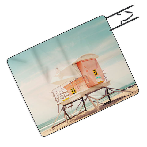 Bree Madden Beach Tower 5 Picnic Blanket