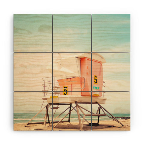 Bree Madden Beach Tower 5 Wood Wall Mural