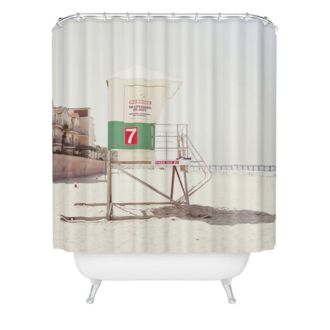 Bree Madden Beach Tower 7 Shower Curtain