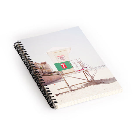 Bree Madden Beach Tower 7 Spiral Notebook