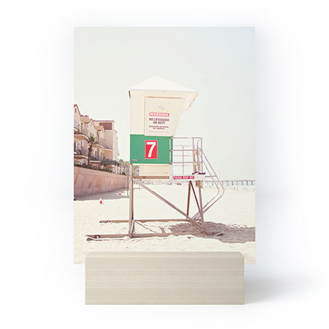 Bree Madden Beach Tower 7 Mini Art Print
