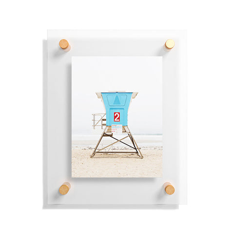 Bree Madden Blue Tower Floating Acrylic Print