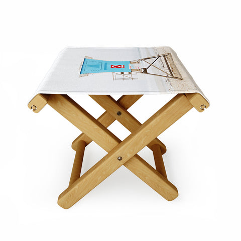 Bree Madden Blue Tower Folding Stool