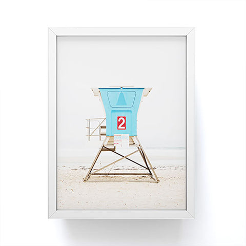 Bree Madden Blue Tower Framed Mini Art Print