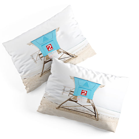 Bree Madden Blue Tower Pillow Shams