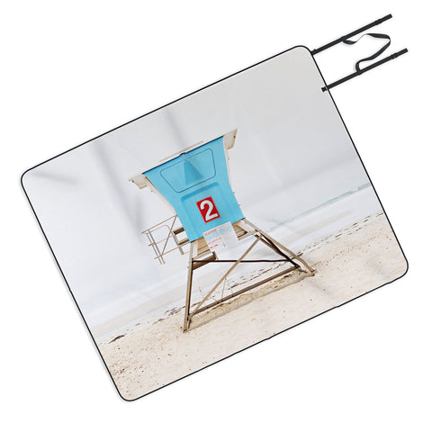 Bree Madden Blue Tower Picnic Blanket