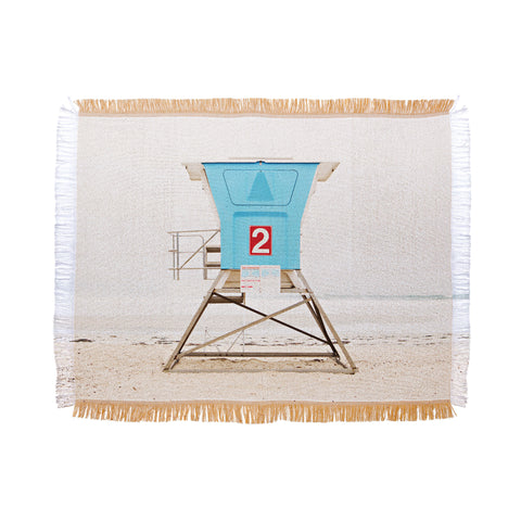 Bree Madden Blue Tower Throw Blanket