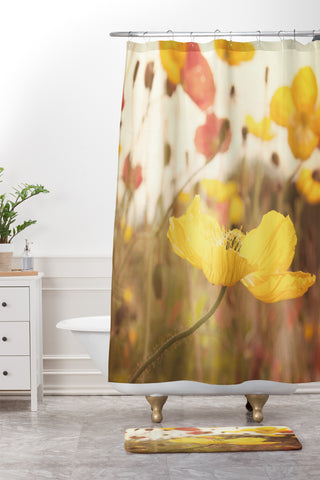 Bree Madden Boho Spring Shower Curtain And Mat