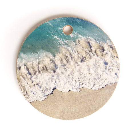 Bree Madden Breaking Shore Cutting Board Round
