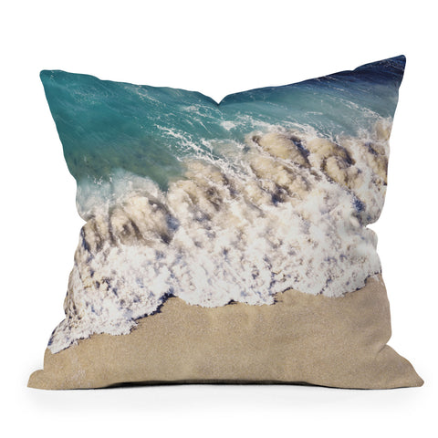 Bree Madden Breaking Shore Throw Pillow