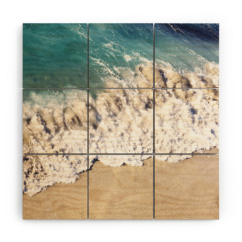 Bree Madden Breaking Shore Wood Wall Mural