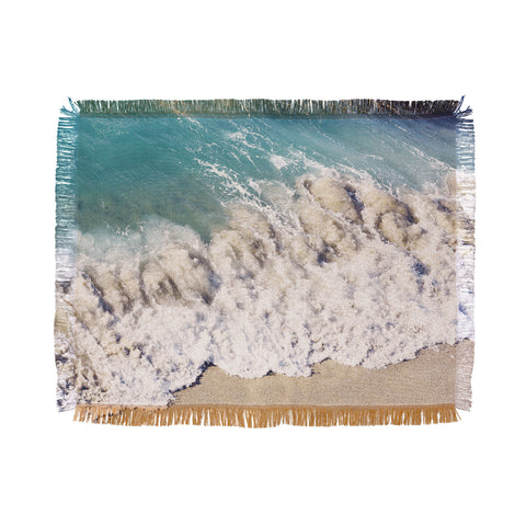 Bree Madden Breaking Shore Throw Blanket