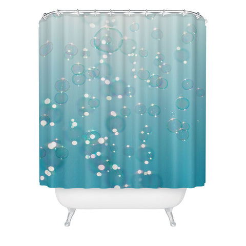 Bree Madden Bubbles In The Sky Shower Curtain