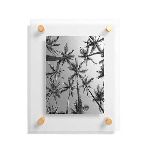 Bree Madden BW Palms Floating Acrylic Print