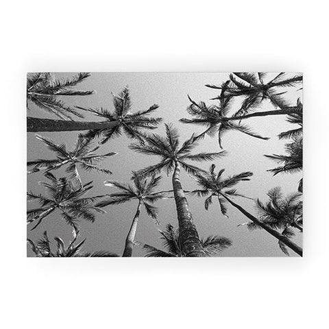 Bree Madden BW Palms Welcome Mat