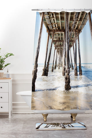 Bree Madden By The Pier Shower Curtain And Mat