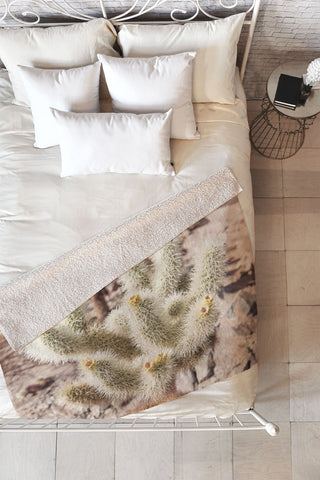 Bree Madden Cactus Heat Fleece Throw Blanket