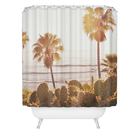 Bree Madden Cali Sun Rays Shower Curtain