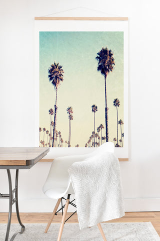 Bree Madden California Palm Trees Art Print And Hanger