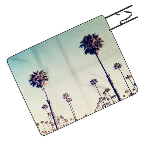 Bree Madden California Palm Trees Picnic Blanket