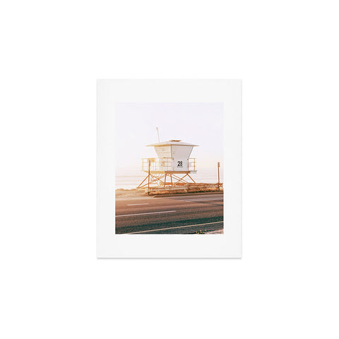 Bree Madden Carlsbad Beach Tower Art Print