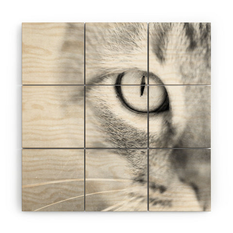 Bree Madden Cats Eye Wood Wall Mural