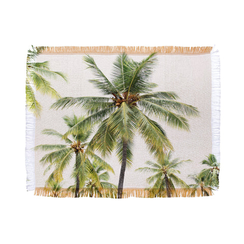 Bree Madden Coconut Palms Throw Blanket