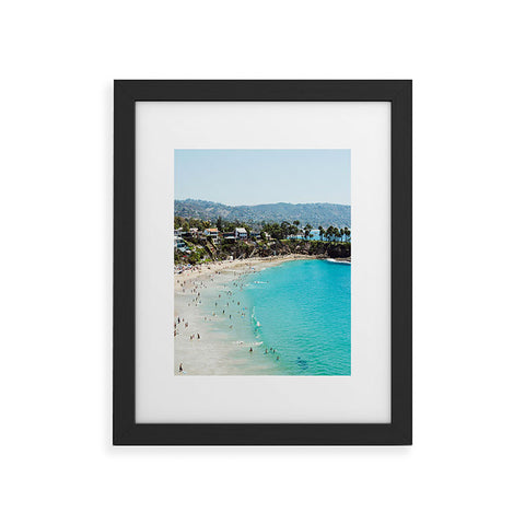 Bree Madden Crescent Cove Framed Art Print