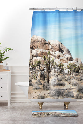 Bree Madden Desert Land Shower Curtain And Mat