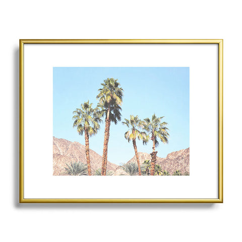 Bree Madden Desert Palms Metal Framed Art Print