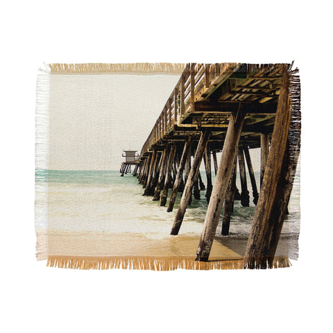 Bree Madden Down By The Pier Throw Blanket